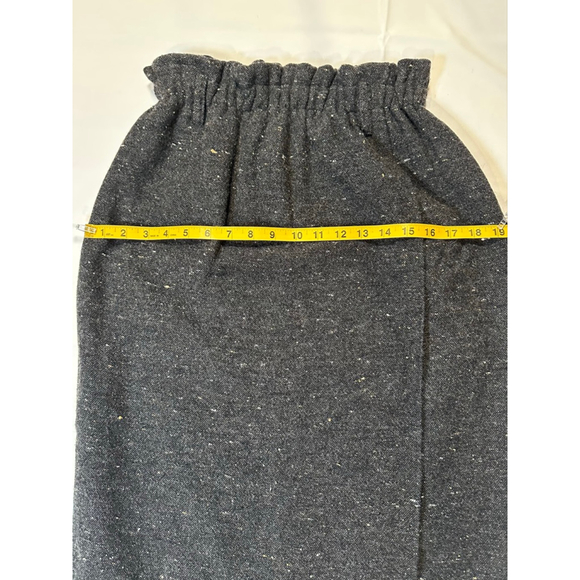 Vintage Karen Kane 90s Wool Fringe Maxi Skirt | Boho Ethnic | Made USA M - Picture 11 of 11